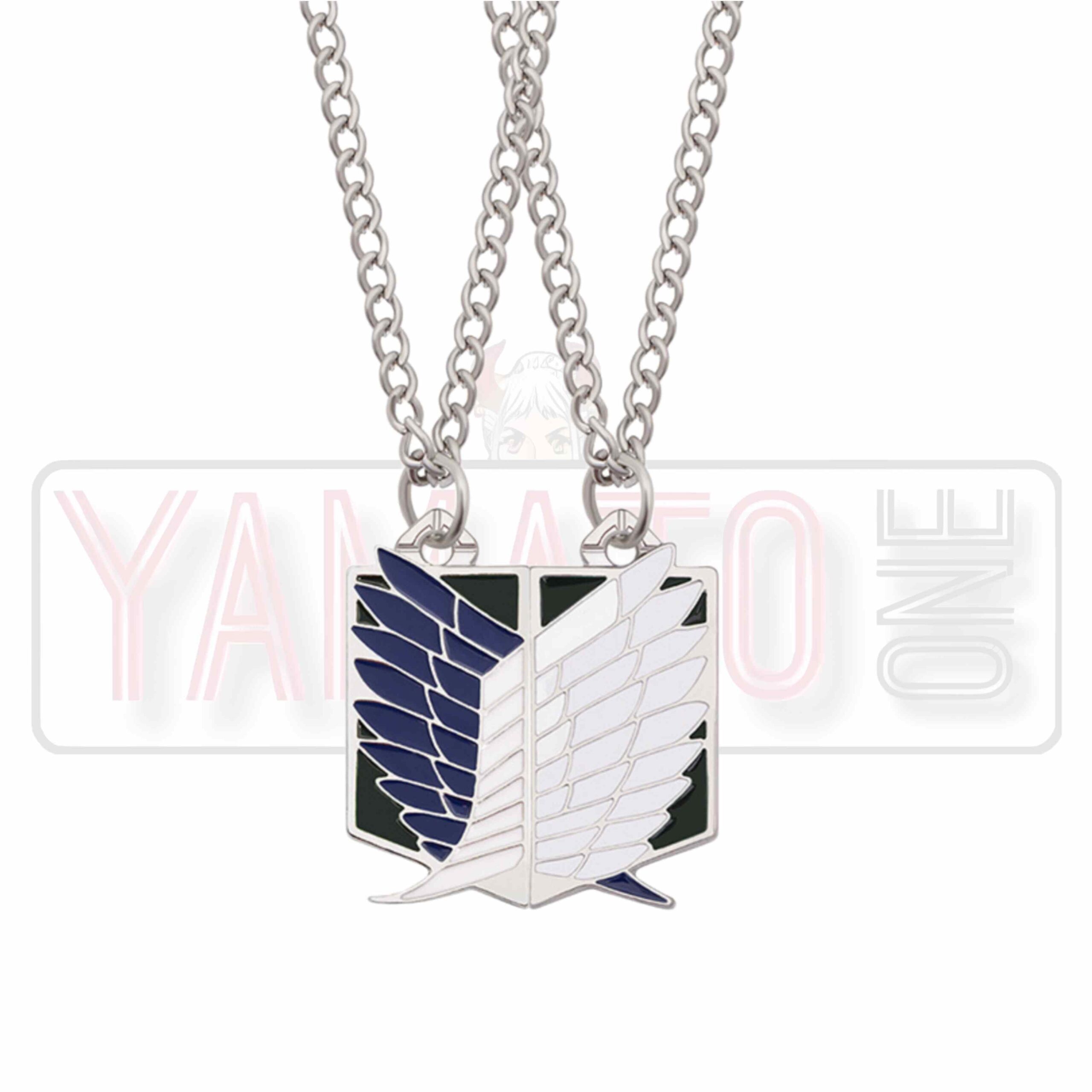 Attack on Titan - Twin Half/Half Anime Friendship Chains