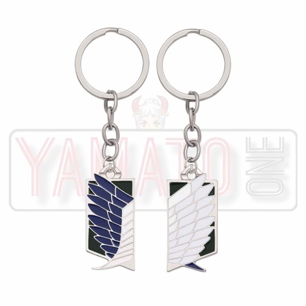 Attack on Titan - Twin Half/Half Anime Friendship Key Chains