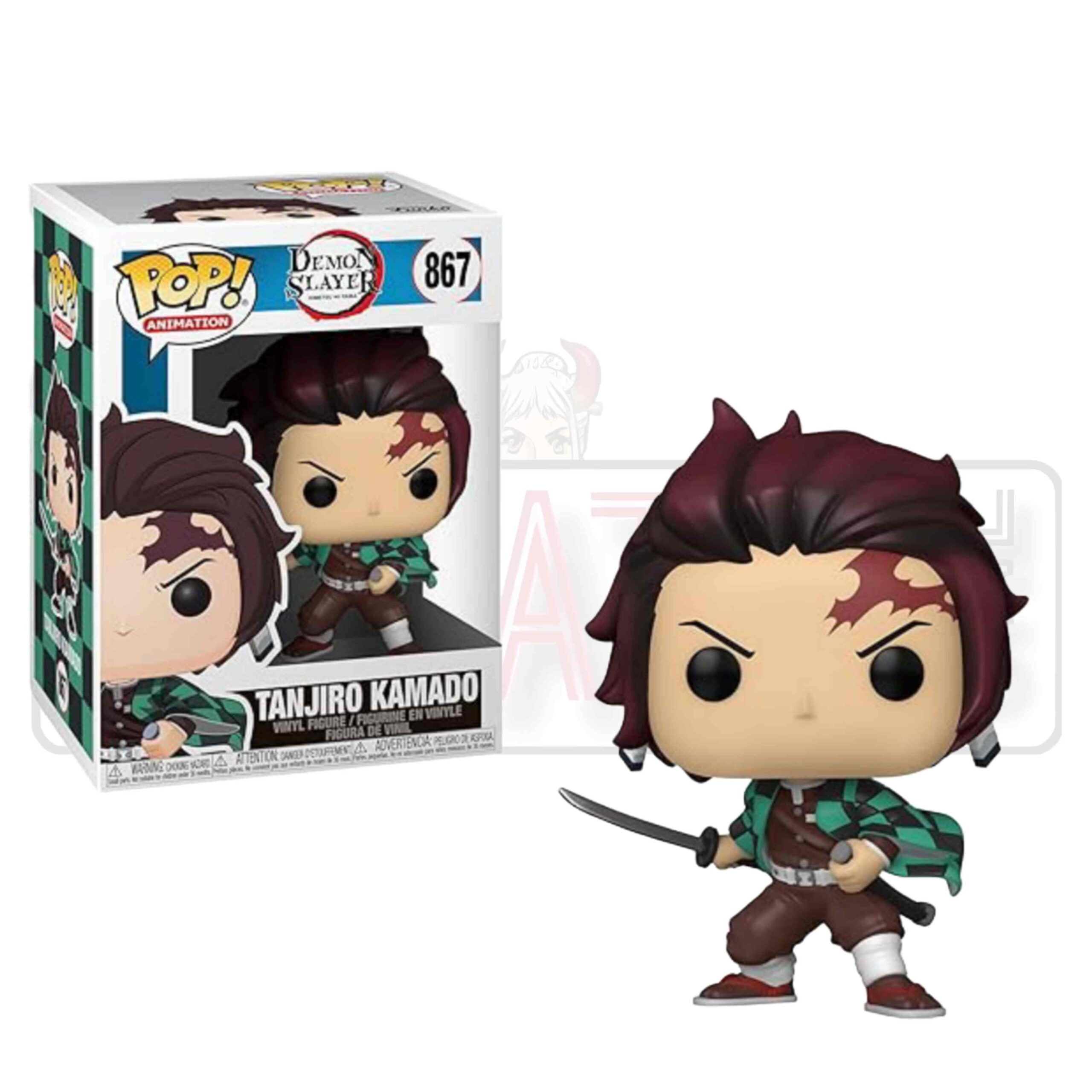 Product: Funko Pop! Animation: Demon Slayer - Tanjiro Kamado vinyl figure.