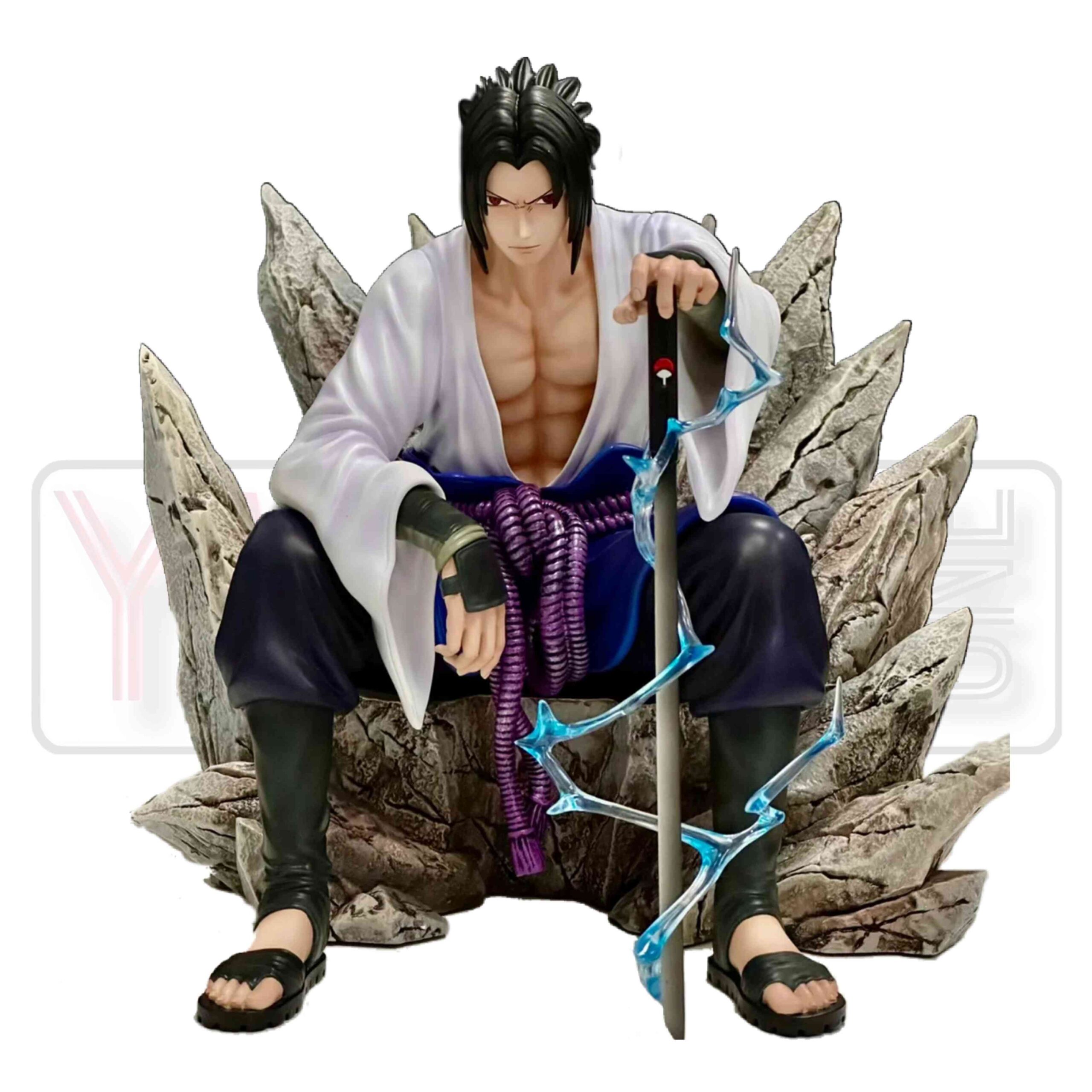 Naruto - Uchiha Sasuke sitting anime figure