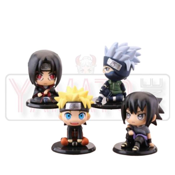 Naruto - Chibi sitting anime figures