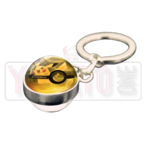 Pokemon Pikachu luminous pendant glass ball key chain keychain