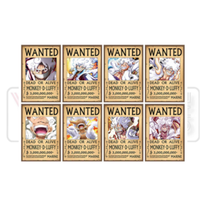 One Piece - GEAR 5 Wanted Anime HIGH QUALITY HD Posters