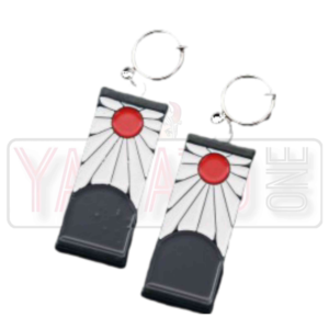 Demon Slayer - Tanjiro Kamado Hanafuda Cosplay Earrings