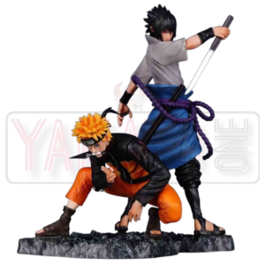 Naruto Uzumaki Naruto + Uchiha Sasuke Combined Anime Action Figure