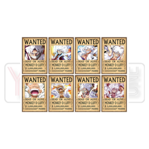 One Piece  - Wanted Gear 5 Anime HD A3 Size Posters