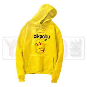 yellow Pokémon Pikachu hooded sweatshirt