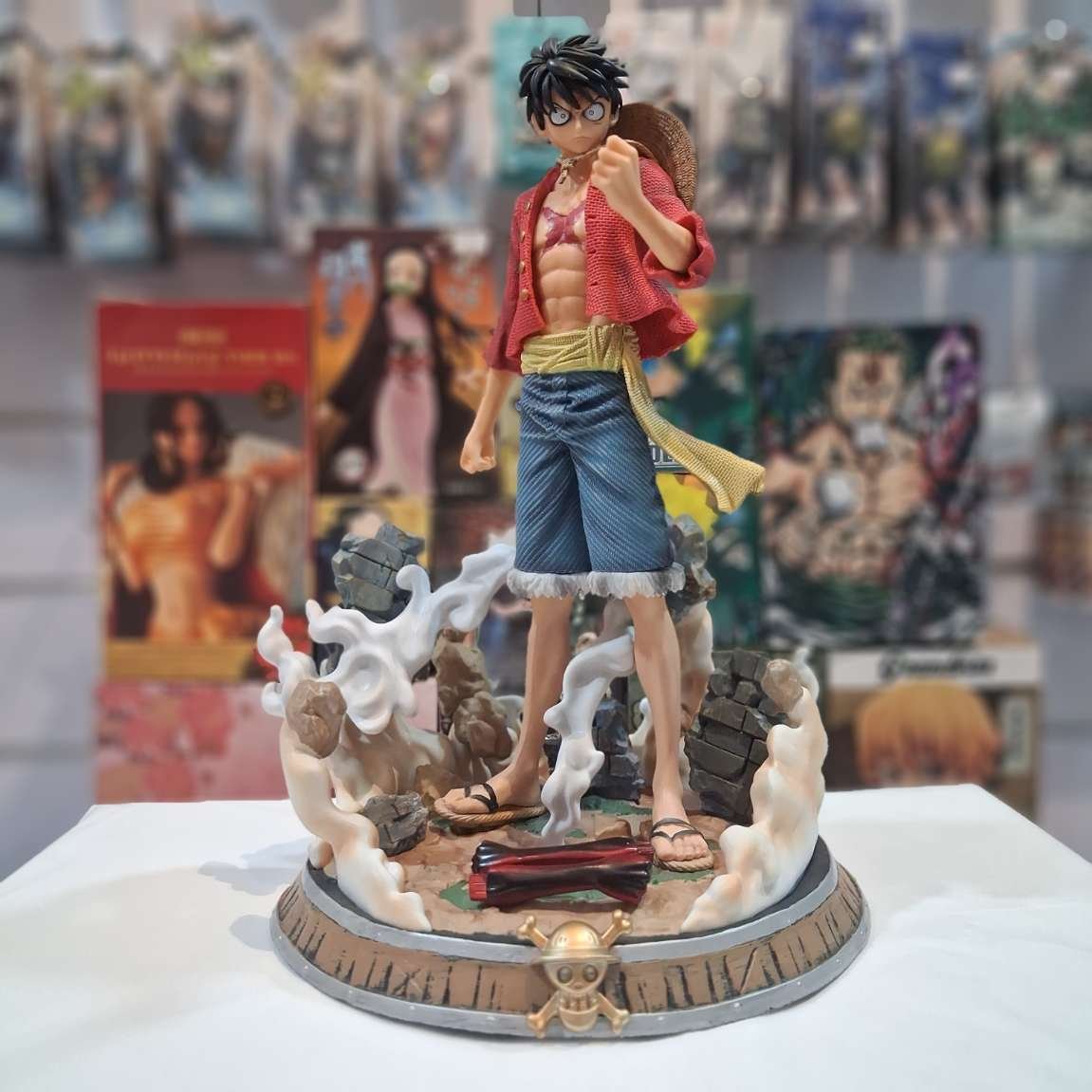 One Piece Luffy Haki Arms Big Figure
